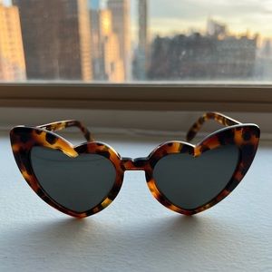 Saint Laurent wave heart sunglasses